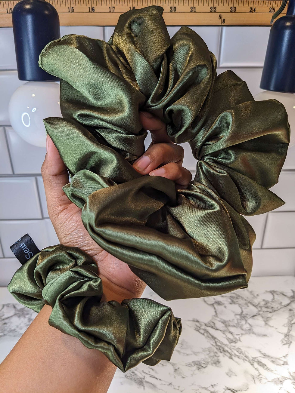 Thumbnail: Fall satin silk scrunchies 