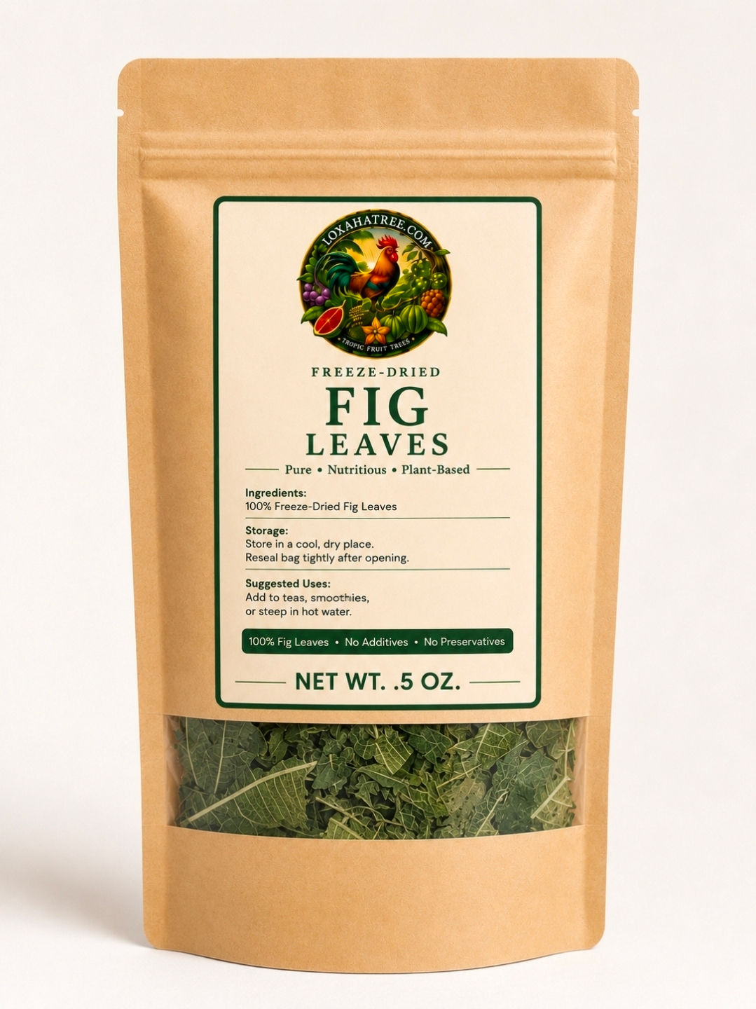 Fig Leaves, Freeze-dried 