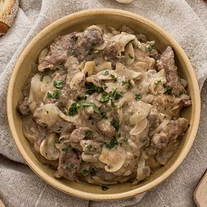 Sminuzzato di Manzo allo Stroganoff