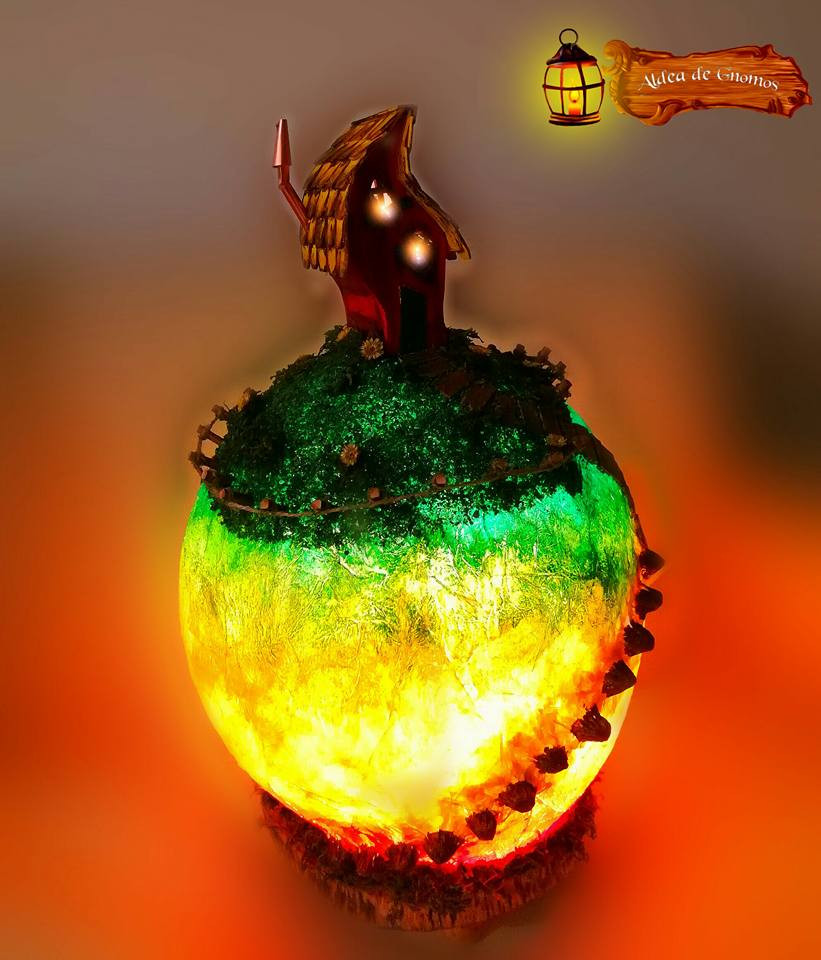 ALDEA GNOMOS LAMPARA