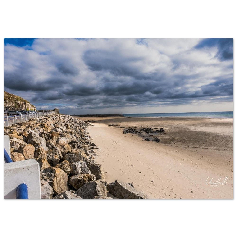 Aluminiumdruck Strand Normandie Carteret