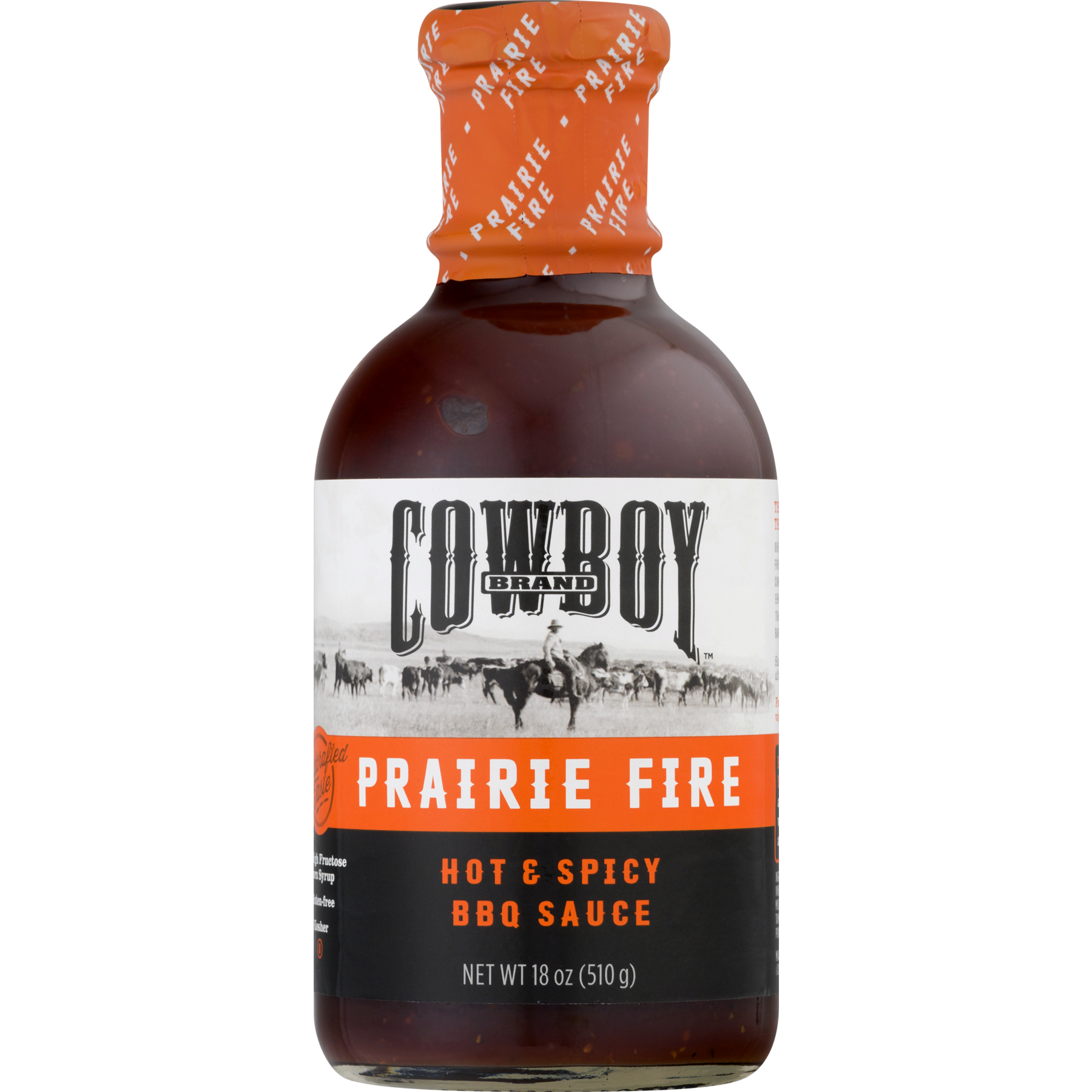 Cowboy Prairie Fire Hot & Spicy BBQ Sauce