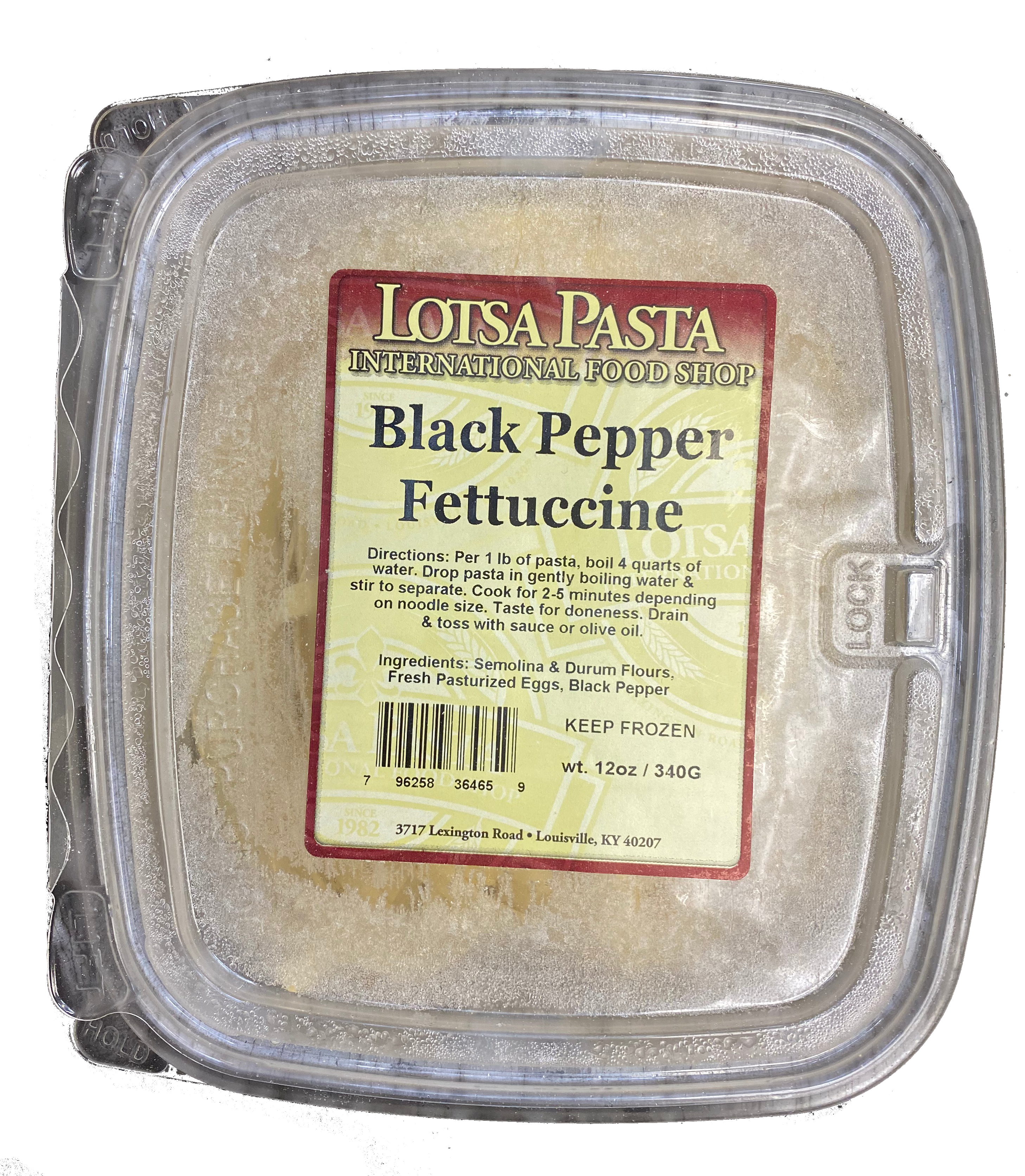 Black Pepper Fettuccine