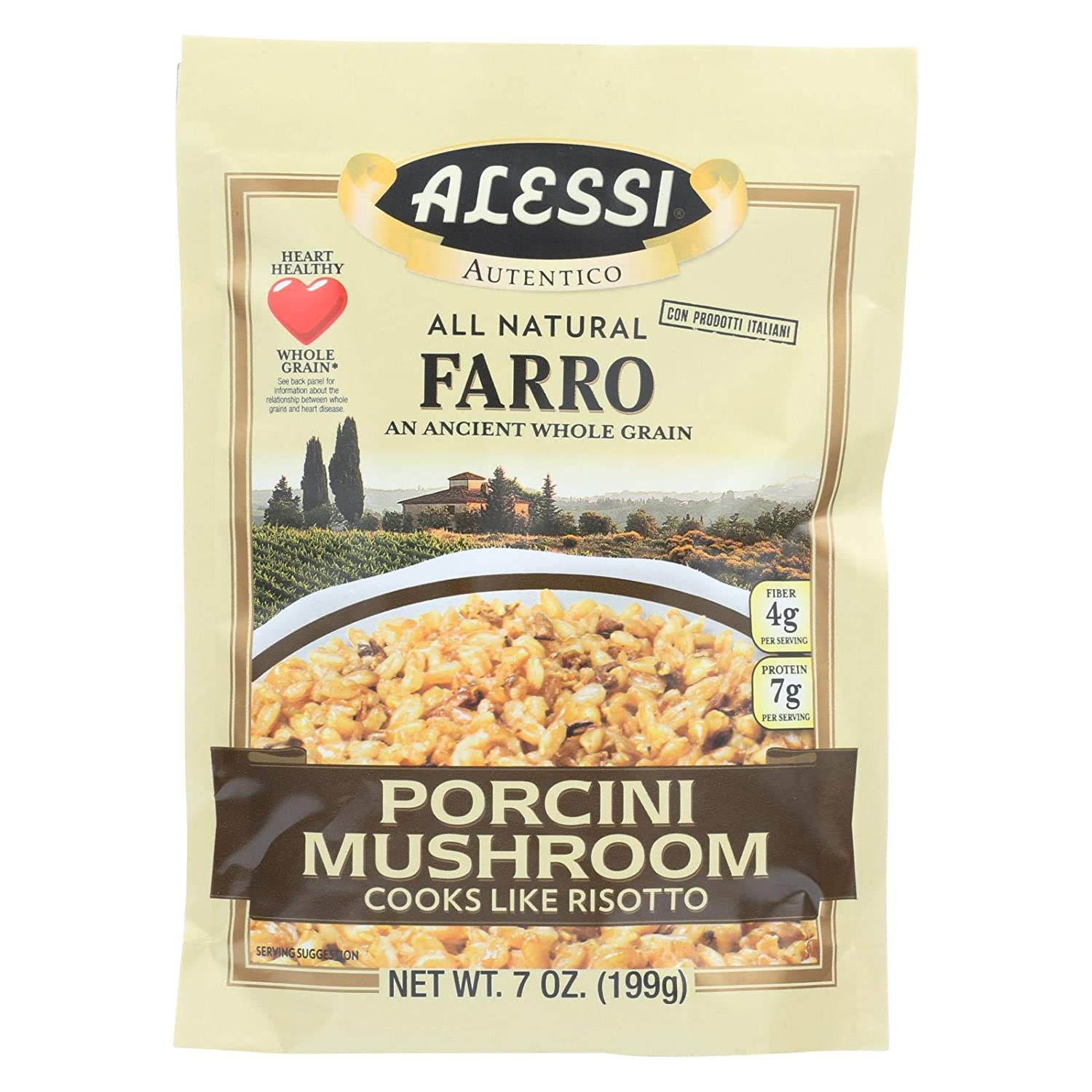 Alessi Farro with Porcini Mushrooms