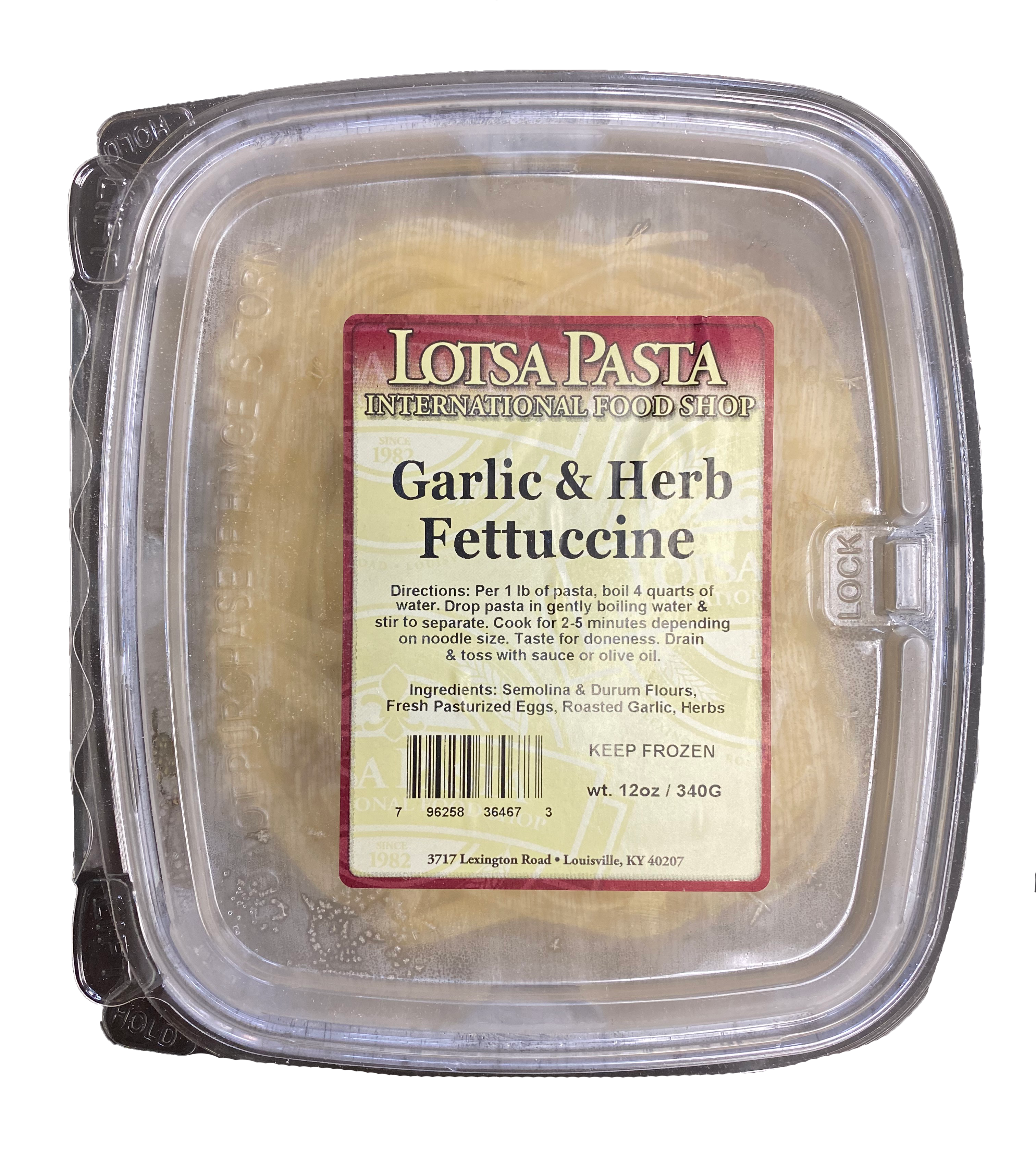 Garlic & Herb Fettuccine