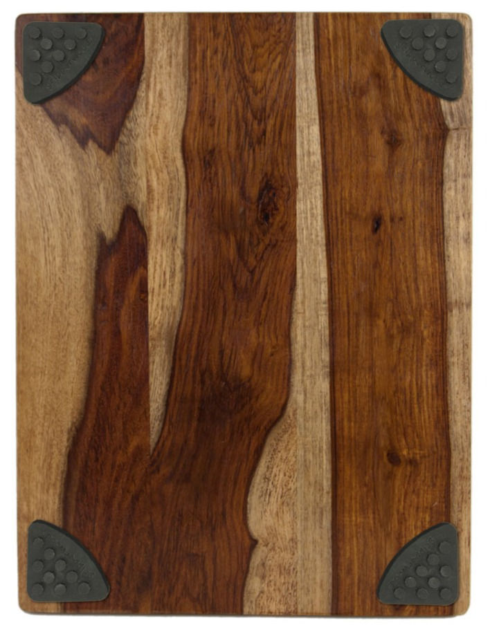 Thumbnail: GripperWood Gourmet Sheesham Cutting Board 12 x 16