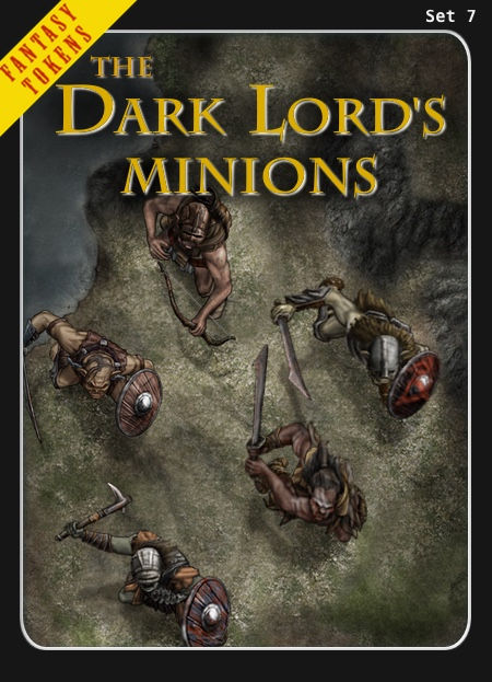 Fantasy Tokens Set 7, The Dark Lord's Minions