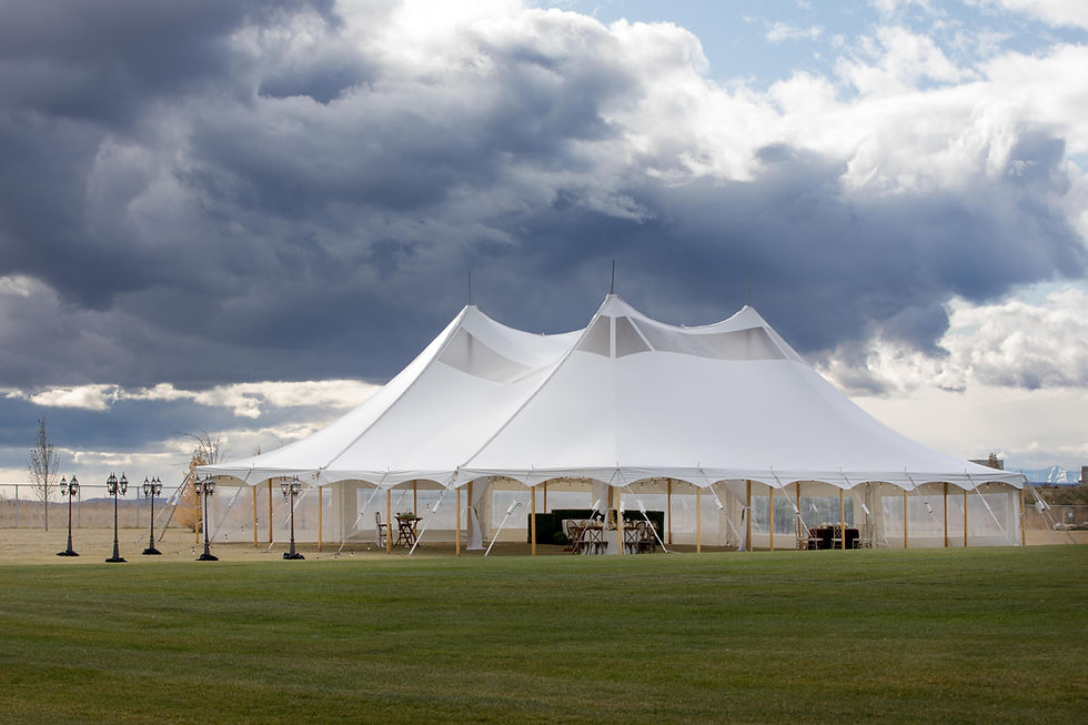 TIMBER POLE TENT 60' x 40'