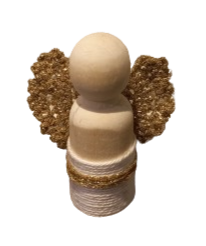 Thumbnail: Haakpatroon kerststal peg dolls