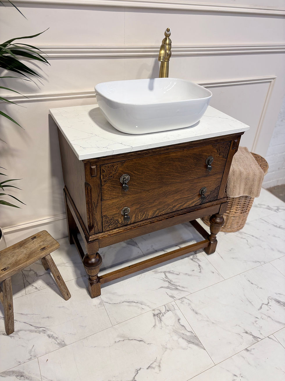 Thumbnail: Traditional Bathroom Vanity Unit - George II