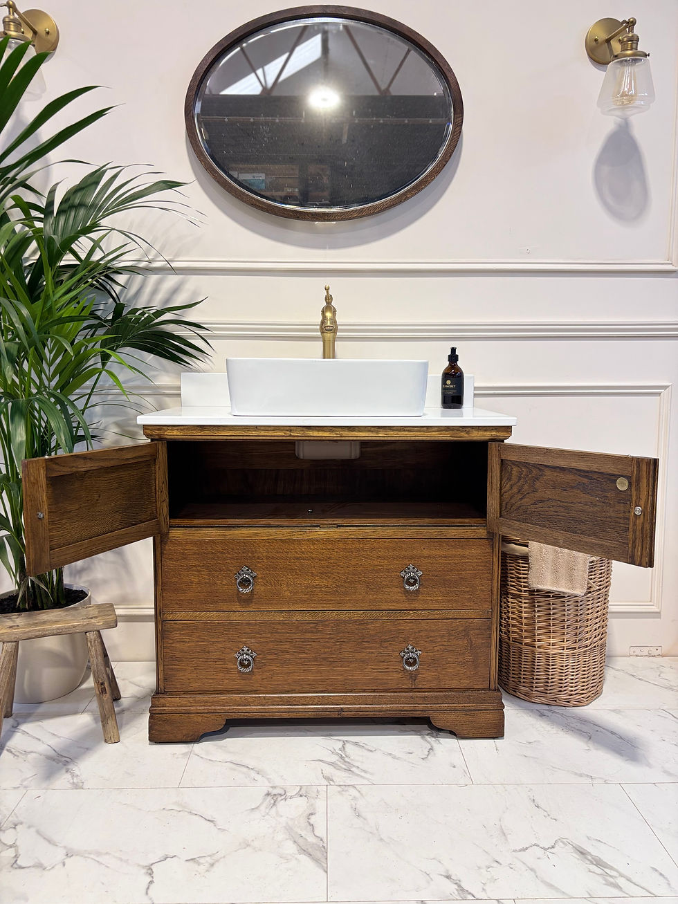 Thumbnail: Traditional Bathroom Vanity Unit - Henry VII