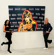 Stacey Wells Art at Ruthless Gallery on El Paseo
