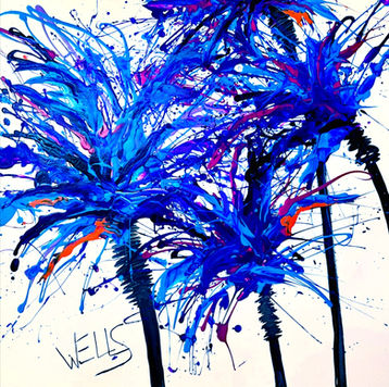 Stacey Wells Palm Tree art
