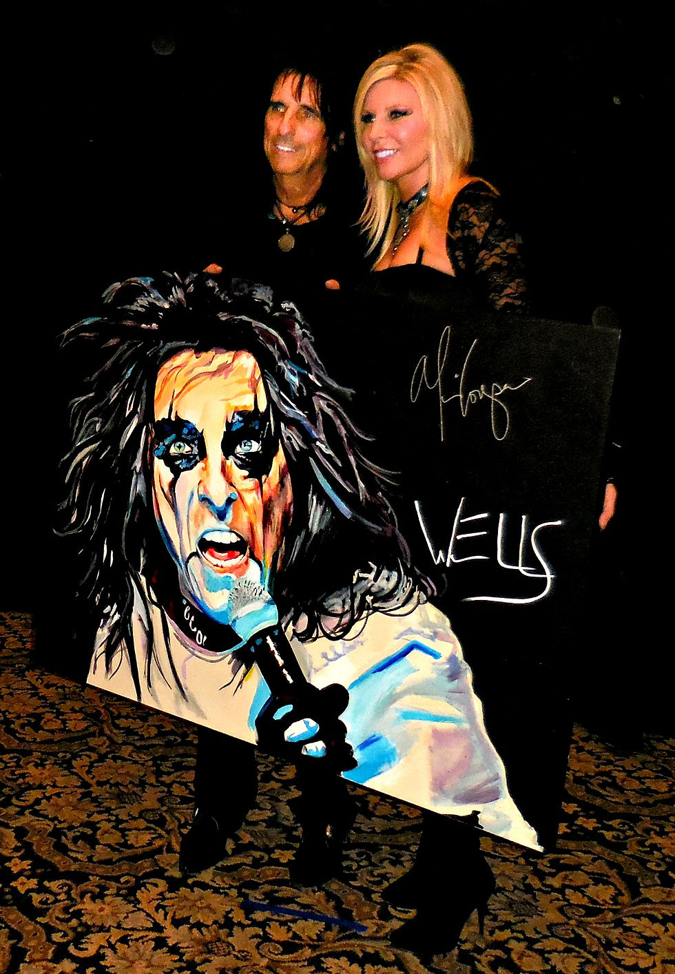 Alice Cooper and Stacey Wells