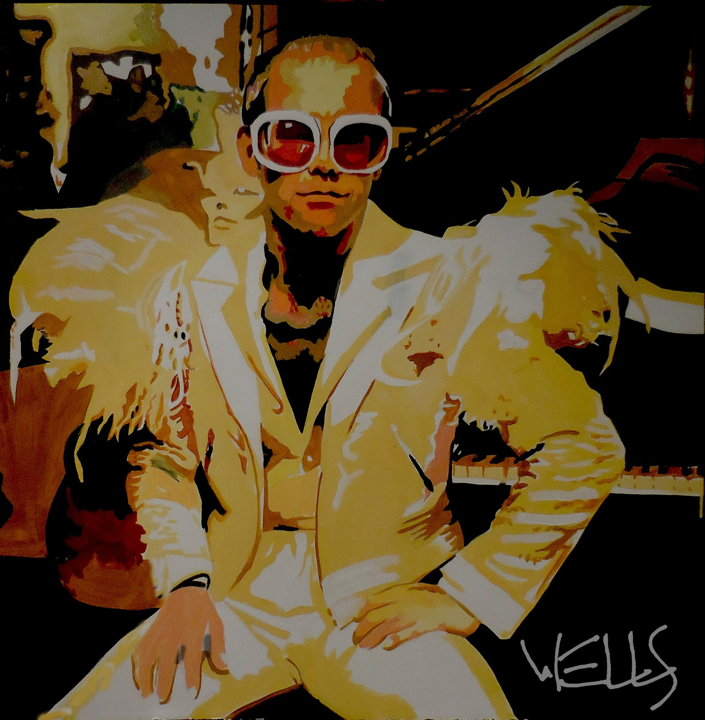 Elton John Stacey Wells Rocket Man Vibes