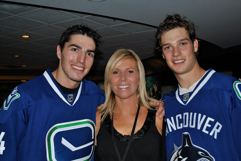 Vancouver Canucks with Stacey Wells