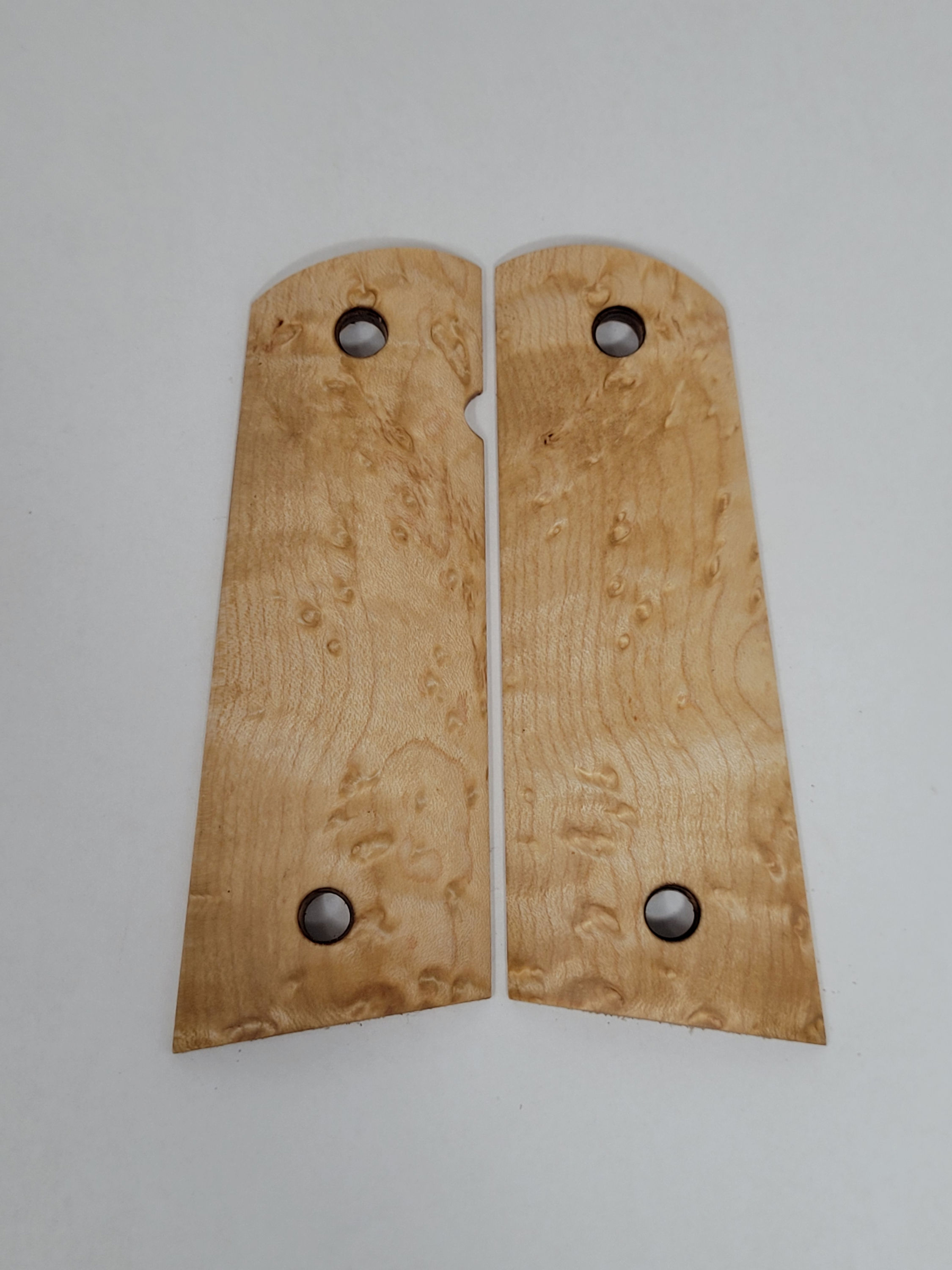 Full Size 1911 Birdseye Maple Magwell grips #48