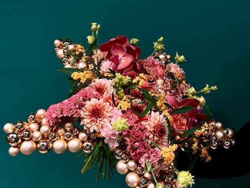 Christmas Flower Fiesta with Tiffany