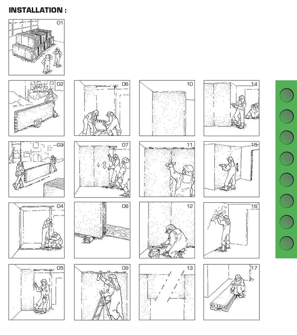 Wall panel installation