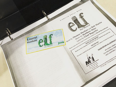 First Day of Elf Rehearsals