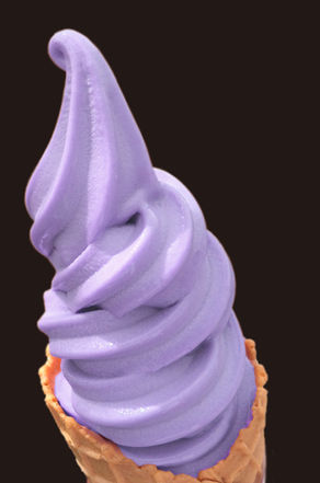 ブルーベリーソフトクリーム