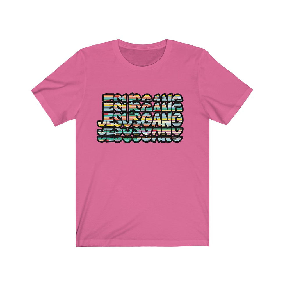 Thumbnail: JesusGang 3x Confetti T-Shirt