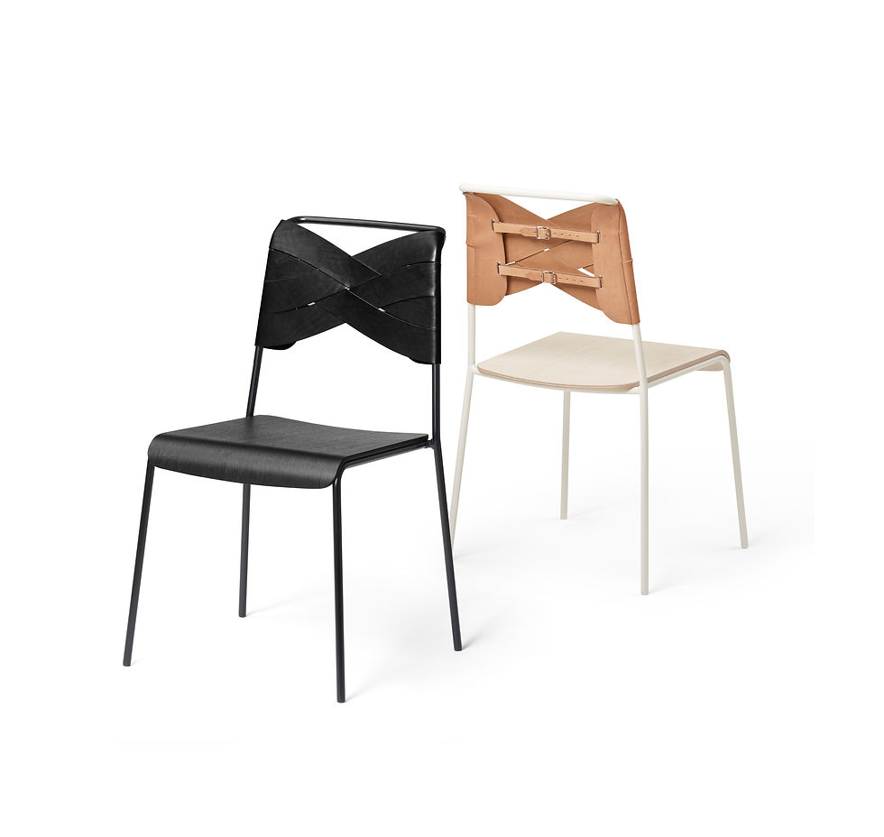 Miniature : Chaise Torso noire - Design House Stockholm