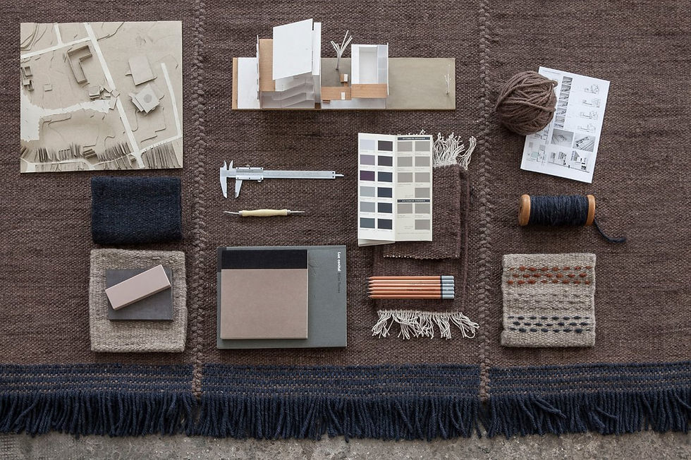 Miniature : Tapis Mía brun, 200x300cm - Nanimarquina