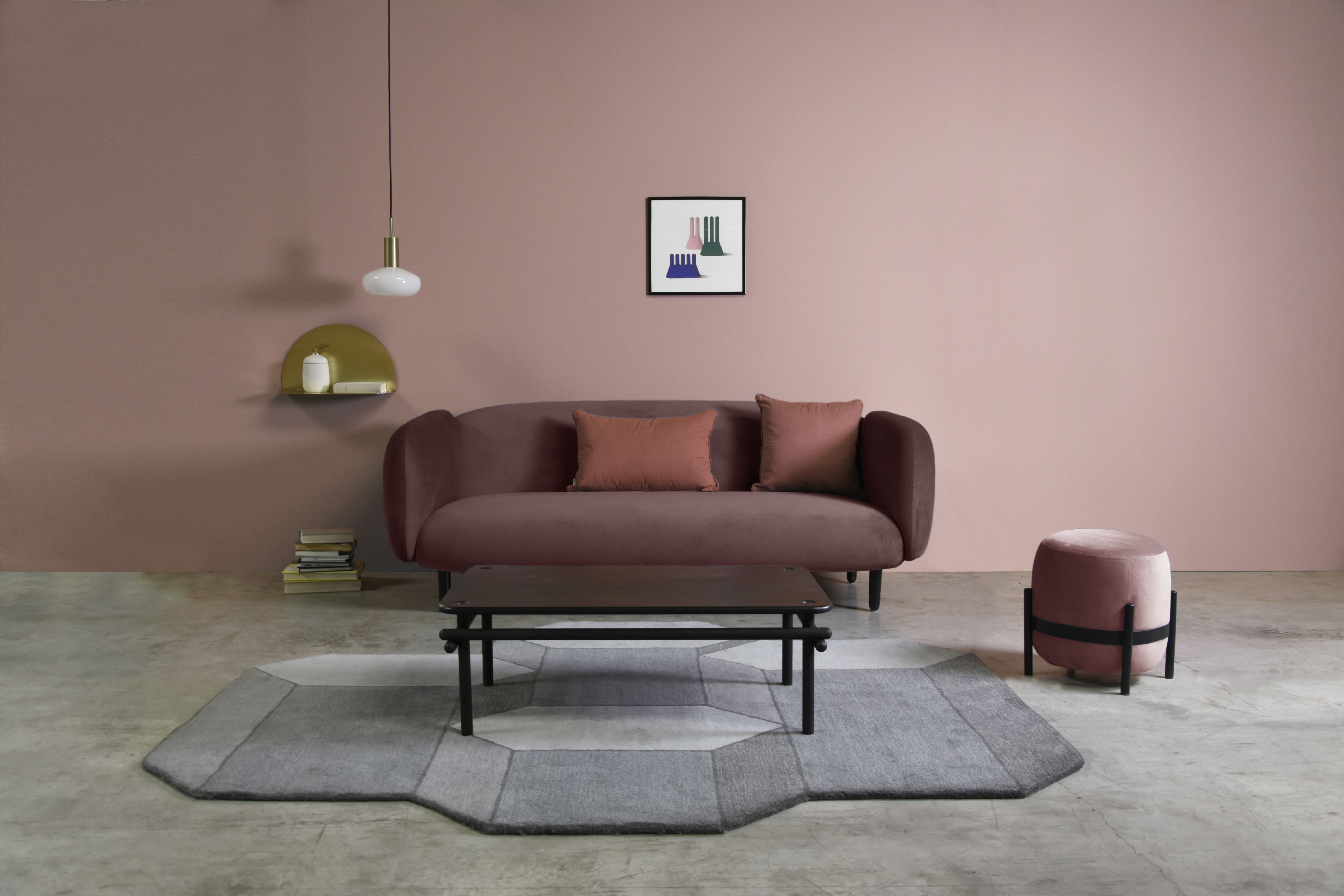 Canapé Moïra en velours - Eno Studio