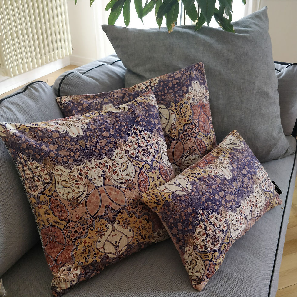 Miniature : Coussin Rinjani 50x50cm - Atelier Ethnik