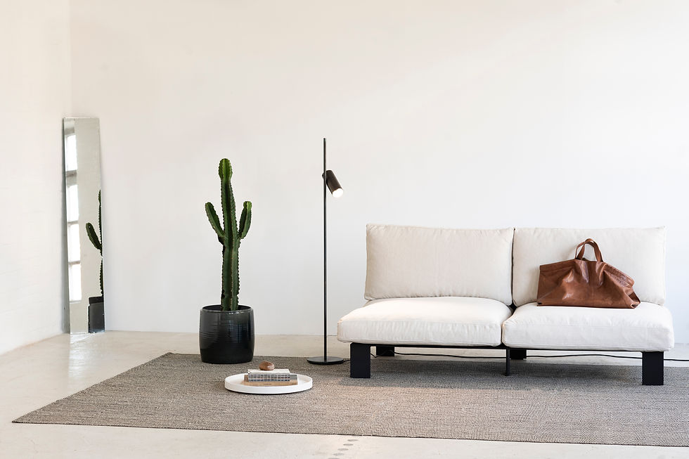 Miniature : Tapis noir et beige, 300x200cm - Serax X Bea Mombaers