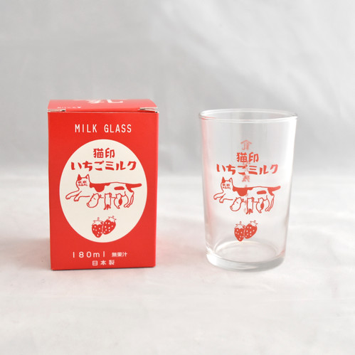 猫印ミルク箱入りグラス セット【送料無料対象外】 | seiyosha