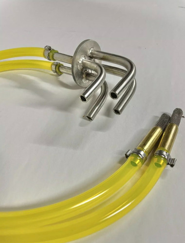 RADIALL CLEAR YELLOW×FULL SMOKE Amber Yellow Transparent Soprano Waterman - LOCAL PICK UP ONLY