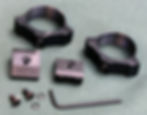Thumbnail: CZ550 / CZ557 BRNO 601 rifle scope mounts, 34mm rings and bases, STEEL MATTE .