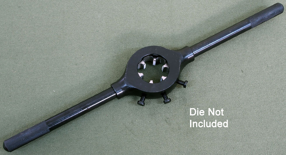 Thumbnail: DIE Holder for 2 inch DIES , solid steel. Machined from steel bar stock