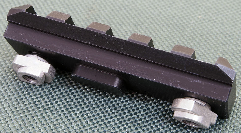 Thumbnail: BIPOD mounting M-LOK to WEAVER adaptor, ALLOY MATTE finish.