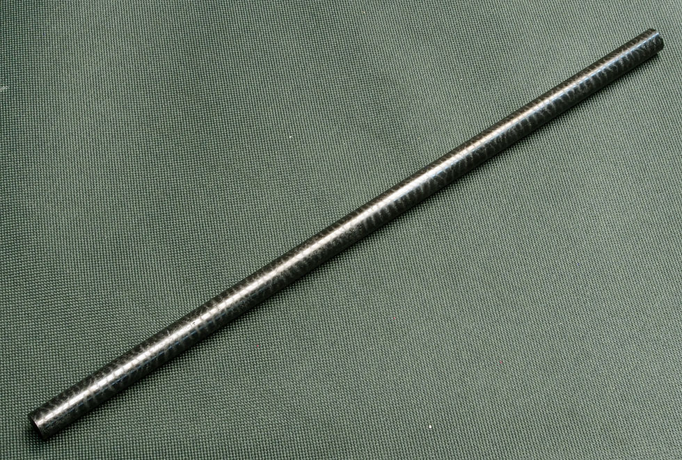 Polypick Rod Plastic PEEK Rod BLACK, 10mm x 300mm long, for making precision ...