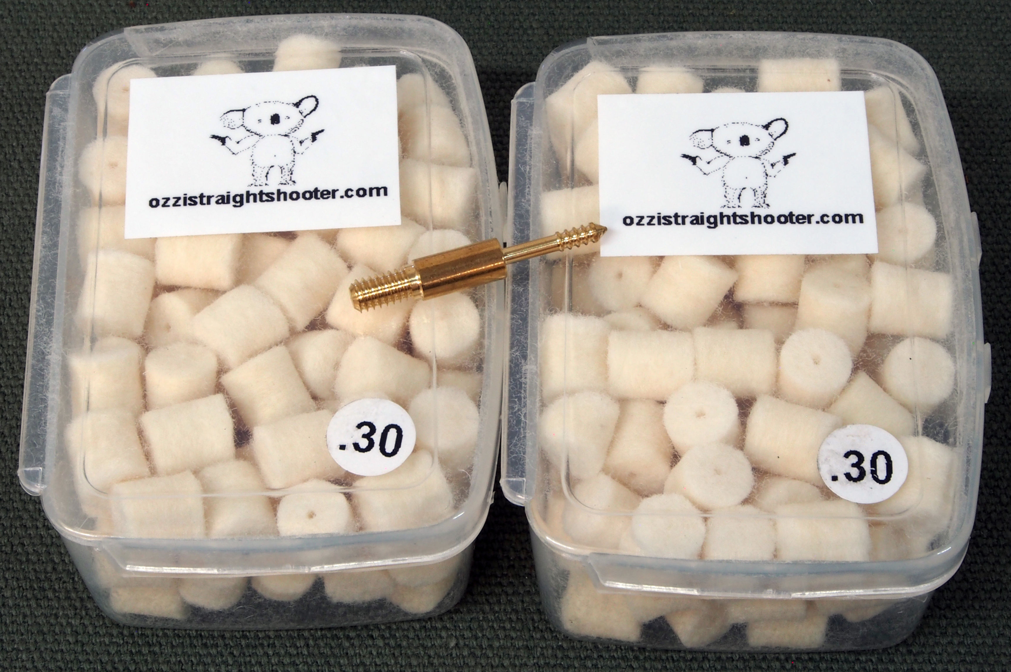 Gun cleaning wool felt pads