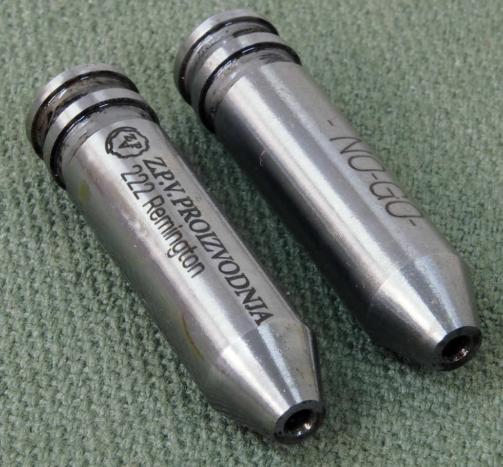 222 Remington headspace gauges go nogo gunsmith