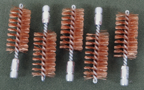 Hightbrush 12 Gauge Shotgun Bronze Wire Brush – 5 Per Bag – 95140