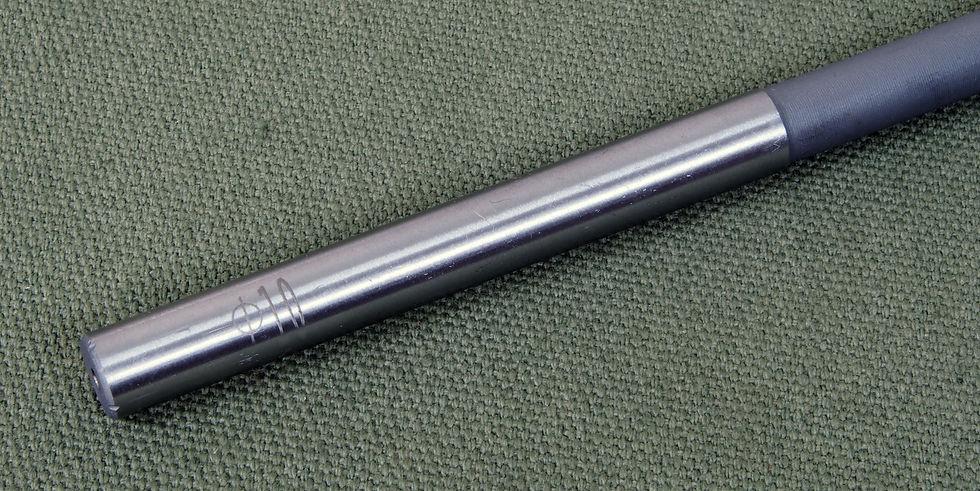 Thumbnail: carbide chucking reamer 10.0mm x 300mm gunsmith