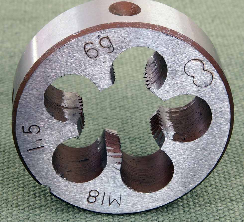 Thumbnail: Accuracy International Muzzle thread, tap & die set M18x1.5 mm.