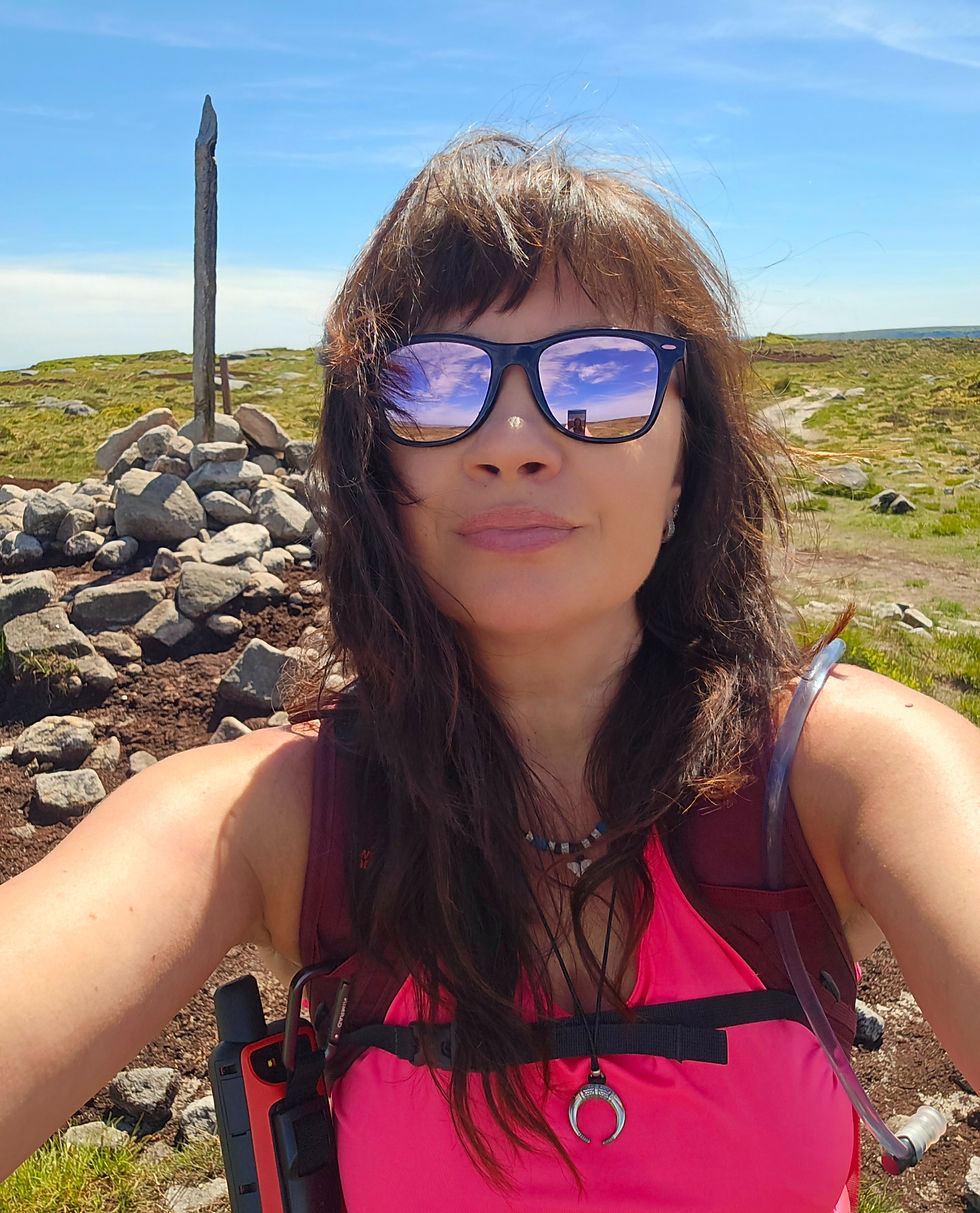 At Bleaklow Head, ethel 87 (3rd for the day)