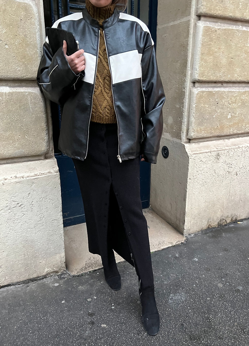 Oversized Moto Jacket