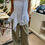 Thumbnail: Linen Blend Pleated Trousers