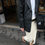Thumbnail: Oversized Faux Leather Jacket (2colors)