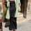 Thumbnail: Ruched Drawstring Skirt