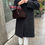 Thumbnail: Brown Velvet Bag