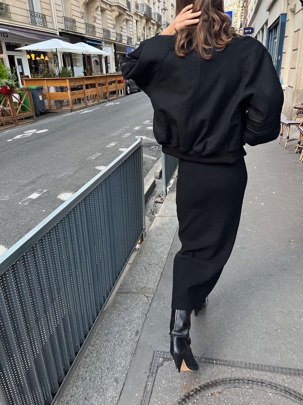 Thumbnail: Knitted Front Zip Skirt