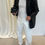 Thumbnail: Tapered Baggy White Jeans